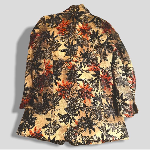 Giancarlo Ferrari vintage 70s era Tapestry Coat women’s 8 - Picture 5 of 5